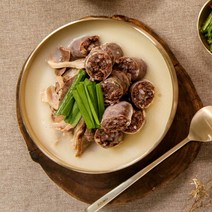 아빠식당 잡내 없이 정갈한 맛 황기사골 순대국 600g X 3팩 + 새우젓소스 3팩 증정