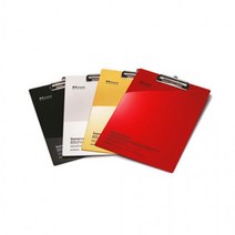 시스맥스 컬러 클립보드 플라스틱 홀더 메모 A4 받침, 블랙