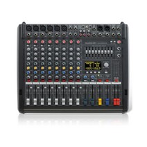 dynacord powermate 600 3 6채널 소형 전원 믹서 이중 dsp 이펙터 스테이지 컨트롤러 6채널 전문 오디오 믹서, 없음
