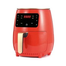 스테인레스스틸 다기능 전기 압력 밥솥 4.5l 1400w 220v 에어 프라이어 오일 프리 건강 프라이 쿠커 스마트 터치 lcd 딥 에어 프라이어 감자 튀김 피자 프라이, 그물