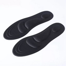 지간신경종깔창 4D 깔창 스트레치 탈취제 러닝 쿠션 발바닥용 남자 여자 신발 밑창 정형 외과 패드 메모리폼 충격 보호 달리기 발바닥 남성용 여성용, [02] EU40to43, [01] Black