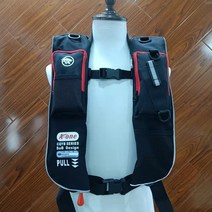 히트세븐 멀티포켓 자동팽창식 낚시구명조끼 낚시조끼 낚시복 구명조기 낚시조기 HIT No.7 LIFE JACKET A3, A3블랙