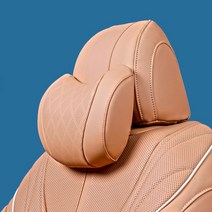 문레스트 시그니처 차량용 목쿠션, 다크브라운, 1개