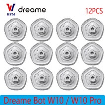 구강세정기 무선 드림 봇 W10 W10pro 자가 청소 로봇 진공 및 걸레 청소기 예비 부품 세척 가능한 헤파 필터 교체, 4.12pcs