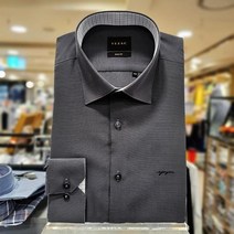 예작 예작 YJ1FBS961GY 텐셀 모달 베이직 그레이 배색 슬림핏 셔츠