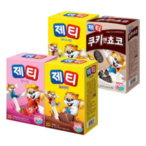 동서 제티 17g x 20t 쵸코렛맛 + 딸기맛 + 바나나맛 + 쿠키앤쵸코 분말 스틱 4종 세트