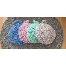 기름때 수세미/아크릴 수세미 (국내산 핸드메이드), 13.데님, 2겹 업  14cm 사이즈(호빵수세미)