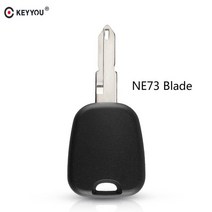 자동차 키링 키케이스 키홀더 KEYYOU 교체 트랜스 폰더 자동 키 커버 케이스 Fob Peugeot 106 Citroen C2, 04 model 4