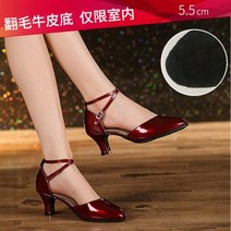집진기 산업용 분진 필터 미세먼지 여성 여성을위한 현대 라틴 댄스 신발 숙녀 볼룸 탱고 휴관일 정면 고무, 14 5.5cm wine red fur s_02 35