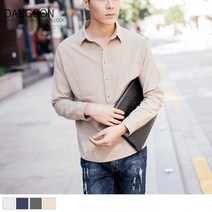 단군 오버 숄더 투 포켓 셔츠_남자셔츠_긴팔셔츠