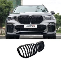 BMW G05 X5 1줄 올블랙 그릴 M퍼포먼스 타입 범퍼 튜닝 신형 [00162]