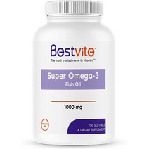 BESTVITE 베스트바이트 슈퍼 오메가3 피쉬오일 1000mg 120소프트젤
