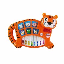 MDG4101 호키동물피아노 호키랑 피아노도 치고 영어도배워요 다양한 기능 놀면서 배워요 (립프로그/리틀타익스/흔들말/멜로디장난감)