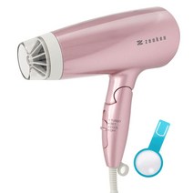 드라이어 속건 대풍량 저온 마이너스 이온 전자파 저감 원적외선 젠켄 정규품 (핑크 ZD-750P)