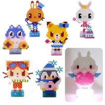 [조한스토어] 9mm 미니블록 이지툭툭블럭 무드등 만들기 귀여운 캐릭터 나노블럭, 2) 루이_프린세스 프링_토끼