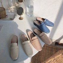 이쁜언니 어썸 여성블로퍼 인조가죽 슬리퍼 3.5cm