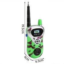 디지털무전기 업무용무전기 생활무전기 워키토기 2개/대 핸드 헬드 미니 워키 토키 라디오 생일 크리스마스, 01 green
