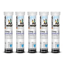 잔티바 프리미엄 멀티비타민 앤미네랄 독일 발포 캔디 20정X5통 물에타서마시는 무카페인 무설탕 음료 주스 하루권장량 항산화 활력 면역력증진 운동선수 성장기 어린이 어르신 활기찬아침, 5통, 20정