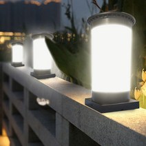 태양광 원형 카페등 플러스, 원형카페등 플러스 원형펜스형-흰빛