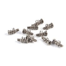 10 개/갑 니켈 도금 GPU 그래픽 카드 백 플레이트 히트 싱크 나사 스프링 부품 M2 * 6-M2.5*11mm, a1-m2x6