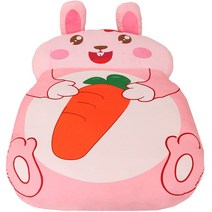 민성직구 어른용 귀여운토끼캐릭터침대 타타미 빅사이즈침낭 사은품 토끼쿠션 두개 습기방지패드, 2인용