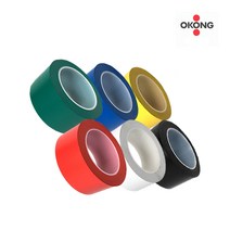 오공 바닥라인테이프 48mm x 30m 6가지색상 1EA, 블랙