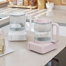 마이키친 분유포트 스마트 온도조절 분유포트, 핑크