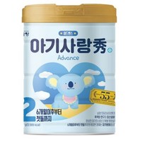 아기사랑수 더 퍼스트 어드밴스 분유 2단계, 2250g, 1개