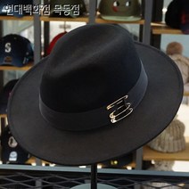 [햇츠온]J5SB327BK 브랜드 남성 여성 가을 겨울 패션 페도라 중절모 울 펠트 챙 햇 모자 AD