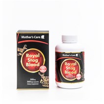 Mothers Care Stag Blood 마더스케어 스태그 블러드 아이언 녹혈 철분 500mg 150캡슐 뉴질랜드