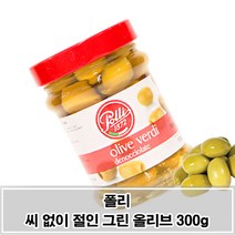 MDO5422 폴리 씨 없이 절인 그린 올리브 300g 아삭한 올리브