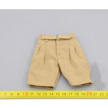 1/6 DID D80154 2 차 세계 대전 시리즈 스타 오브 아프리카 파일럿 영웅 한스 조아킴 마르세유 배틀 드레스, 04 Short Pant