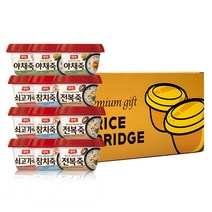 올따옴) 동원 용기죽 선물세트 쇠고기3+야채3+참치3+전복3, 1세트