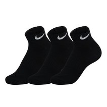 [나이키] 에브리데이 라이트웨이트 로우 컷 삭스 3팩(SX7803-010), 사이즈:026 / 코드:SX7803010