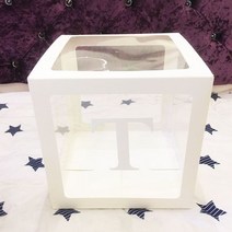 베이비 샤워 장식 상자 풍선 생일 파티 웨딩 소년 소녀, [02] 25cm Box, 33 T_02 25cm Box