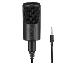 첼라 시티 USB 콘덴서 마이크 라이브 스트리밍 PC 게임 유선 전문 녹음 장비 데스크탑, [03] USB-Black