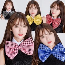 스팡클나비넥타이대 나비넥타이 의상소품 파티소품 공연 연극 파티용품 축제 생일파티 반짝이, 스팡클나비넥타이(대)블루