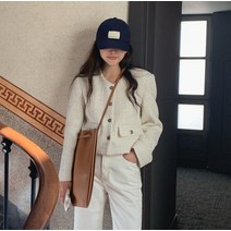 트위드 자켓 BABY 소스 친애하는 자체 제작 가을 하이 엔드 유행 트위드 짧은 재킷 여성 칼라