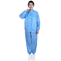 베가 방진복 투피스 제전복 C카라 상하세트 크린룸, 화이트, XL, 1세트