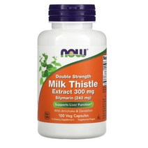 나우푸드 민들레 아티초크 밀크씨슬 300mg 100정, 300mg 200정