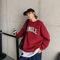 여성 플라워 라운드넥 맨투맨 봄 가을 겨울 여성 의류 루즈핏 맨투맨 긴팔 맨투맨 상의