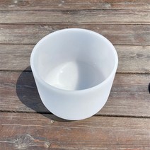 싱잉볼 명상 음향 치료용 튜닝 차크라 C D E F G A B 432hz/440hz 원 노트 반투명 수정 노래 그릇 6 인, 13 F Heart chakra