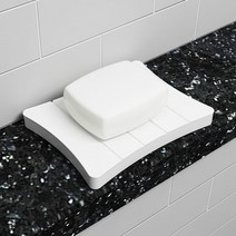 [ILLU](GL)제니-스 인조대리석 젠다이형 비누대 가정용홀더 욕실받침 용비 용받침 실용_hAeEA, ff본상품ff, 무◇옵션