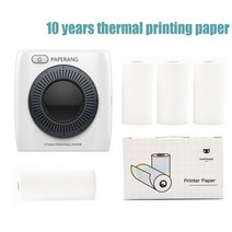 프린터 악세사리 PAPERANG P2 포켓 미니 프린터 휴대용 사진 그림 프린터 300 인치 당 점 HD 열 라벨 프린, 03 White Package C_02 스페인
