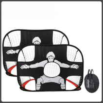 축구 골대 네트 연습 용품 이동식 휴대용 풋살 접이식 스포츠 실내 실외 골포스트, 게임접이식골대A(2개)