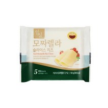 푸드톱10 임실치즈농협 모짜렐라슬라이스치즈, 100g, 10개