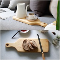 하이비비 간식트레이 서빙보드 레인트리 플레이팅 나무도마, 레인트리 변재도마 1P