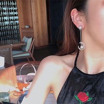 에르모사제이미 JE014 패션 귀걸이 은침 데일리 이어링 언발 링귀걸이