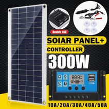 태양광패널 태양광 유연한 태양 전지 패널 50A-10A 자동차 RV 보트 지붕 밴 캠핑용 컨트롤러 모듈, 02 with 10A Controller