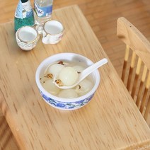 소품 진짜같은 음식모형 카페 식당 모조 음식 크리에이티브 미니어처 미니어처 푸드 모형을 본뜬 세계 장면 상 놀이 장난감 진열품, 04 탕원
